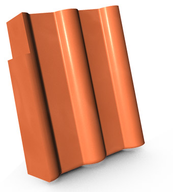 Taška okrajová levá KMB BETA Prima cihlová KM BETA