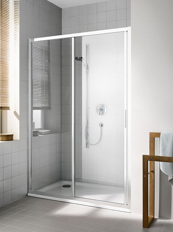 Dveře sprchové Kermi CADA XS CKG2R 1300 mm pravé stříbrná/čiré sklo KERMI