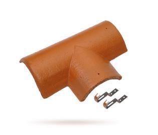 Hřebenáč rozdělovací levý BRAMAC Classic Protector Plus s dvěma příchytkami ebenově černá