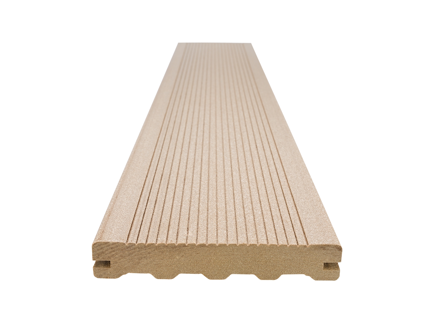 Prkno terasové Woodplastic STAR PREMIUM teak 23×137×4000 mm WOODPLASTIC
