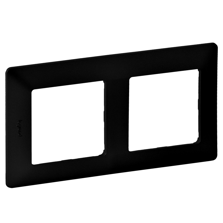 Rámeček Legrand Valena Life dvojnásobný černá