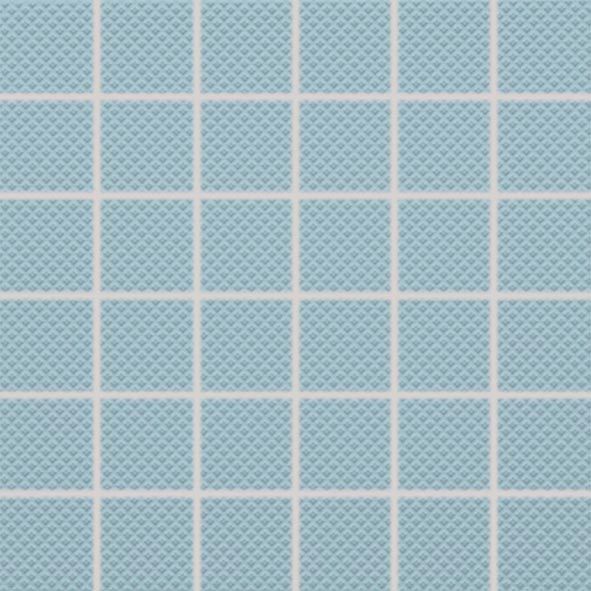 Mozaika Rako Color Two 5×5 cm (set 30×30 cm) světle modrá matná GRS05603 RAKO