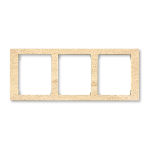 Rámeček ABB Time trojnásobný horizontální přírodní javor ABB