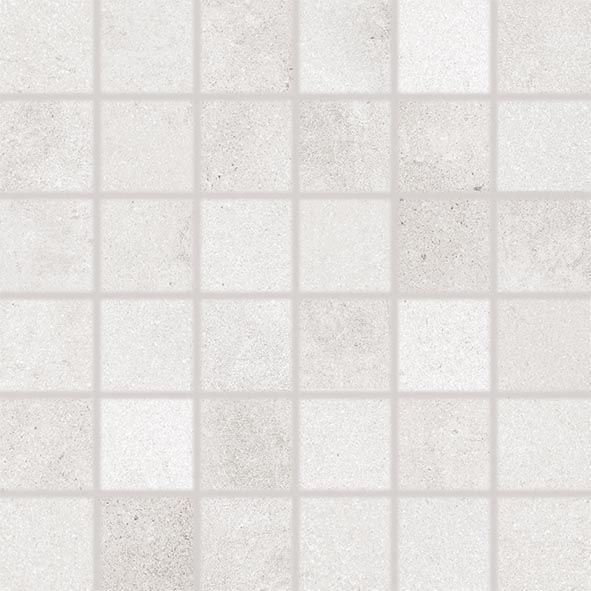 Mozaika Rako Form 5×5 cm (set 30×30 cm) světle šedá DDM05695 RAKO