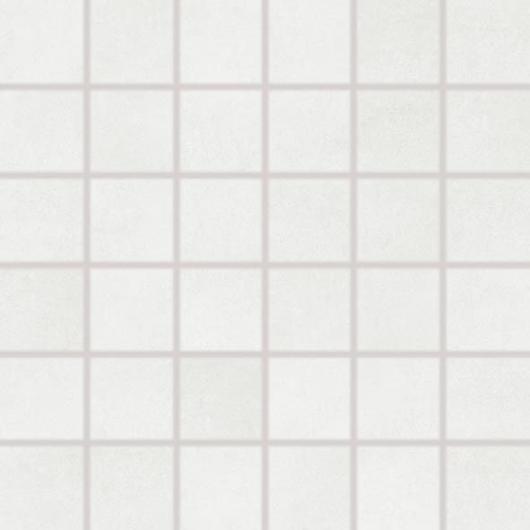 Mozaika Rako Extra 5×5 cm (set 30×30 cm) světle šedá WDM05723 RAKO