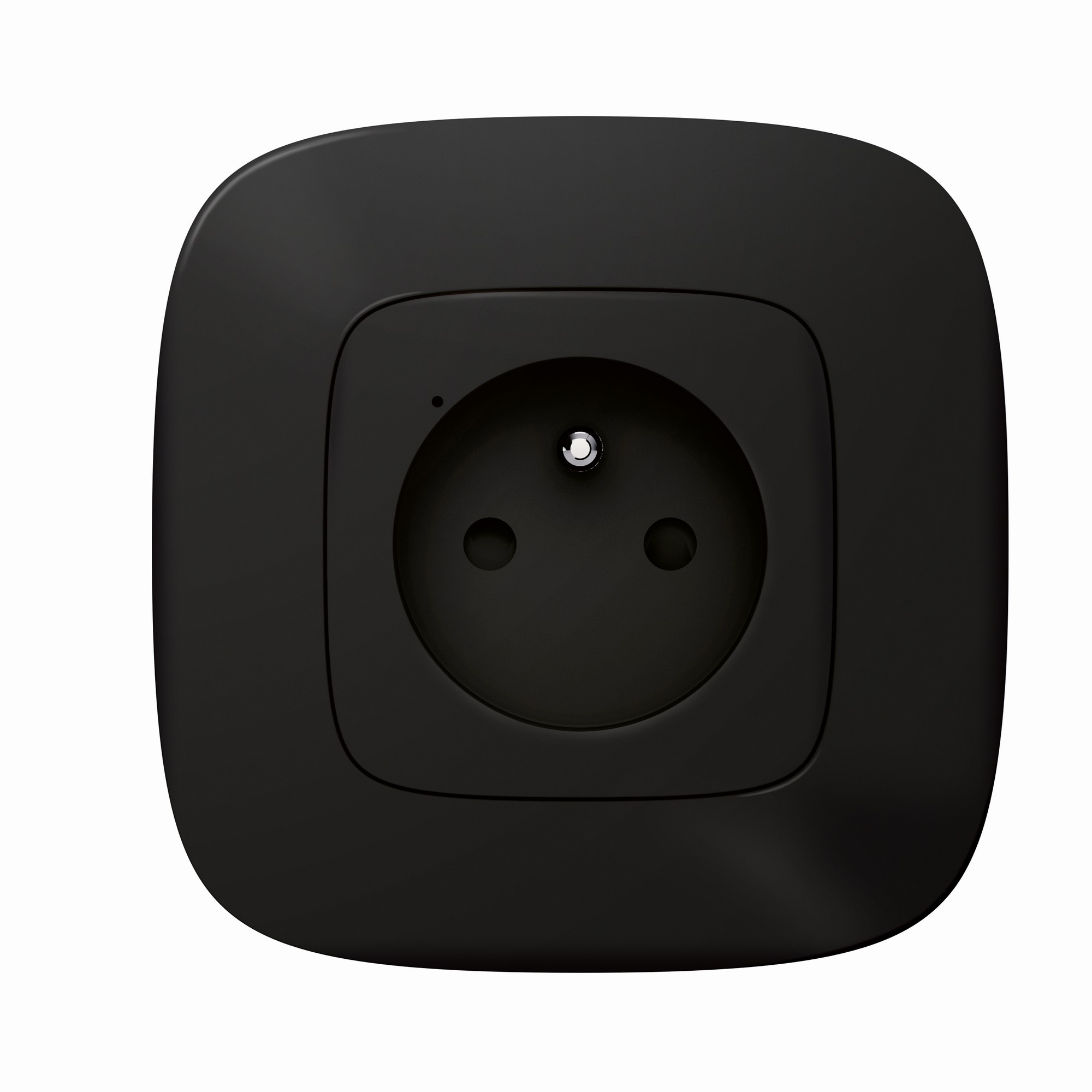 Zásuvka jednonásobná NETATMO Valena Allure černá Legrand