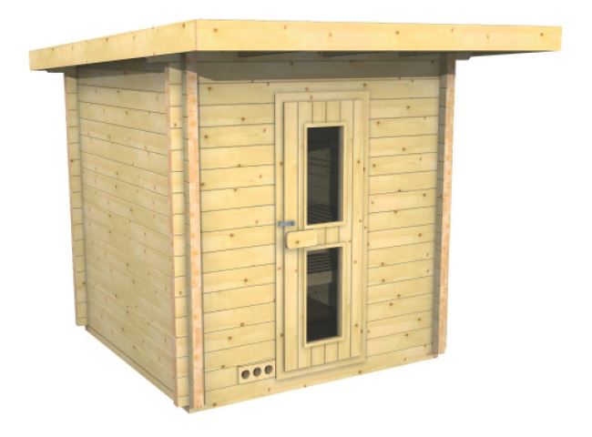 Sauna do exteriéru Tereza 5 50 mm BPP s.r.o.