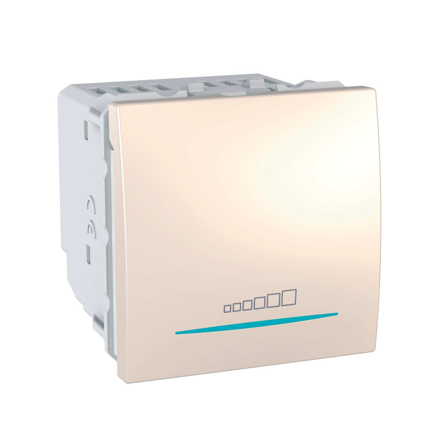 Stmívač tlačítkový Schneider Unica 20–350 W marfil