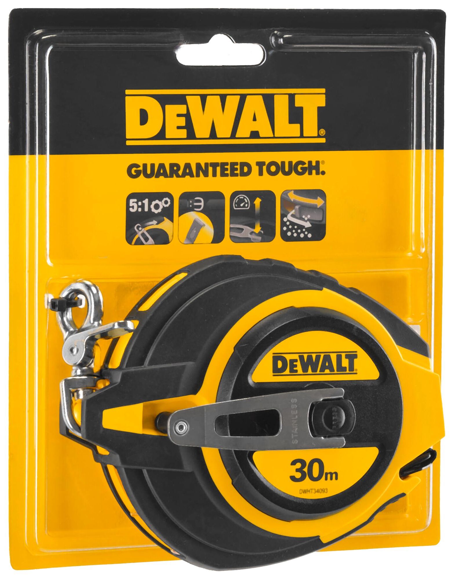 Pásmo ocelové DeWALT DWHT0-34093 30 m DeWALT