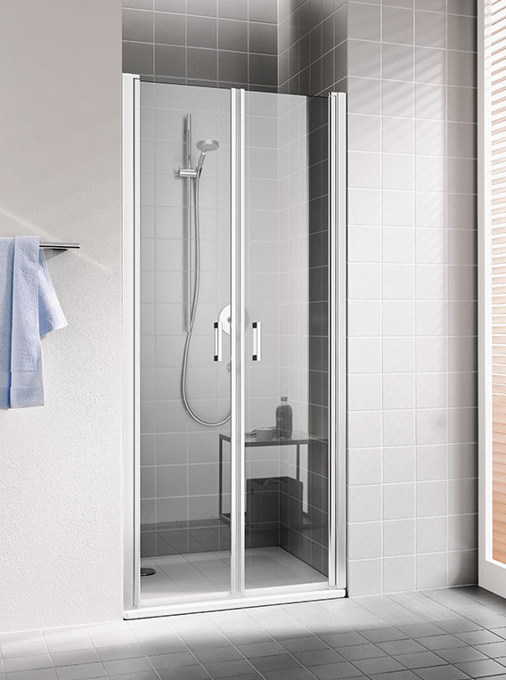 Dveře sprchové Kermi CADA XS CKPTD 1100 mm stříbrná/čiré sklo KERMI