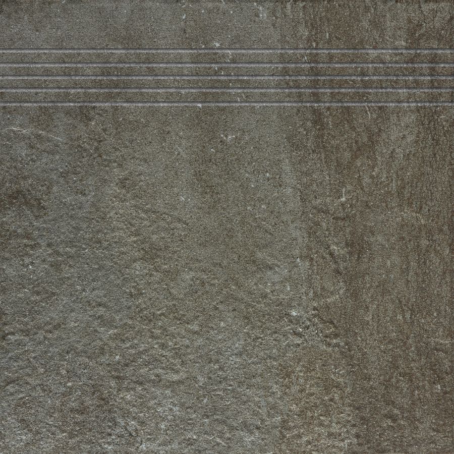 Schodovka Rako Como 30×30 cm hnědočerná DCP34694 RAKO