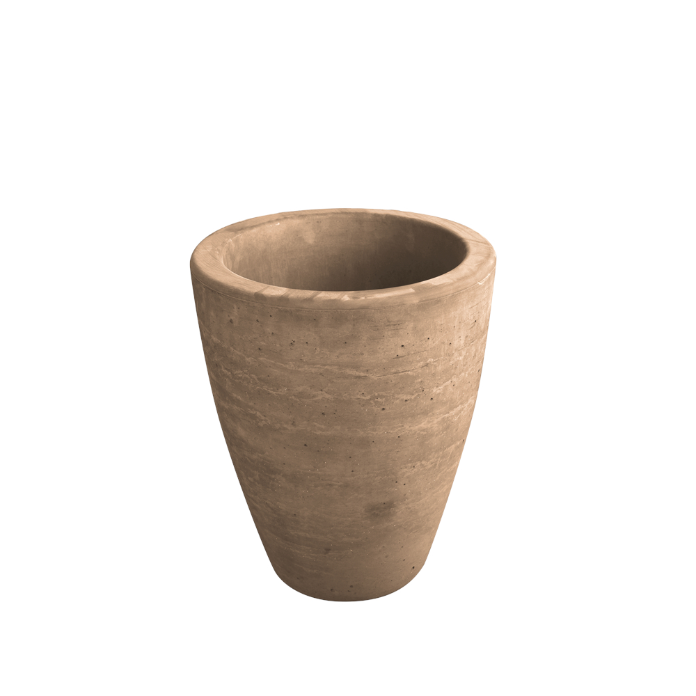 Květináč betonový DITON BELLA I natur cihlová výška 550 mm DITON