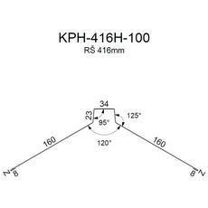 Hřebenáč RS416H-120 FeZn 0