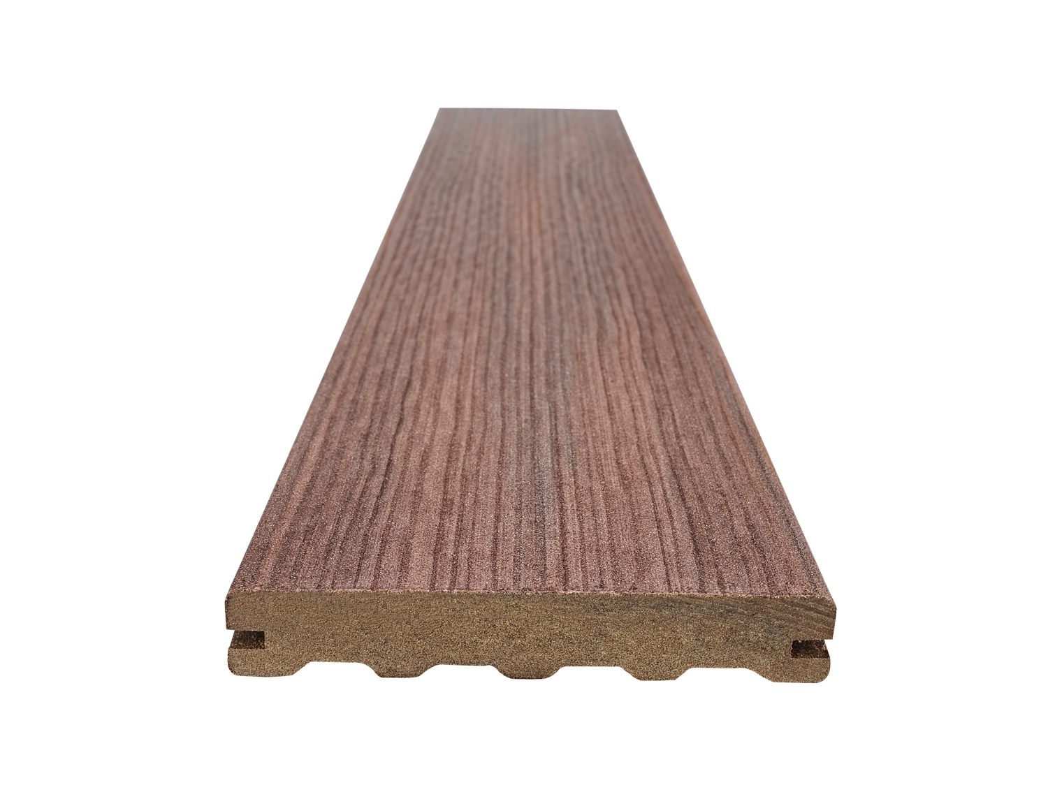 Prkno terasové Woodplastic FOREST PLUS PREMIUM palisander 22×137×4000 mm WOODPLASTIC