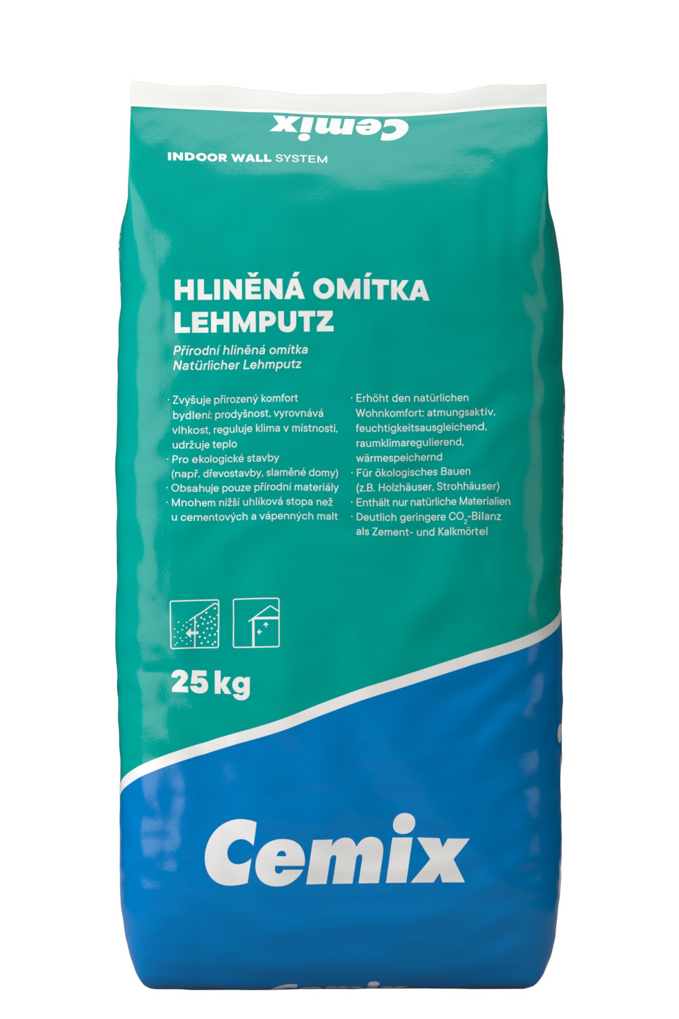 Omítka hliněná štuková Cemix 4613 25 kg Cemix