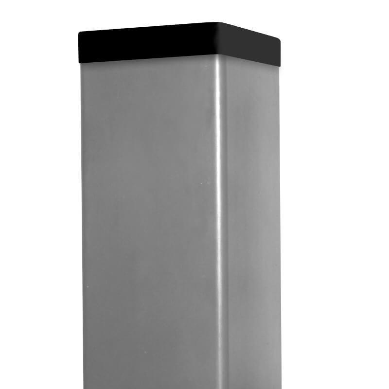 Sloupek poplastovaný DŘEVOplus barva šedá 60×60 mm 1