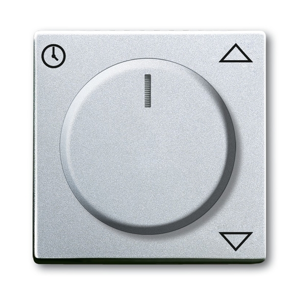 Kryt spínač žaluziový komfortní otočný ABB Future hliníková stříbrná ABB