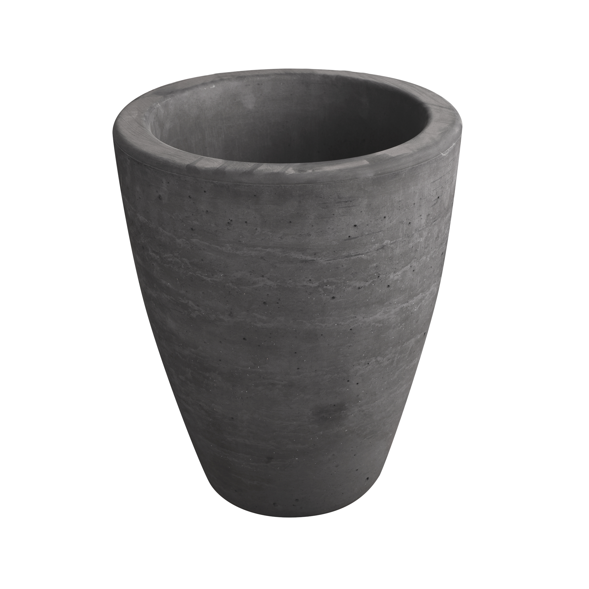 Květináč betonový DITON BELLA II natur antracit výška 720 mm DITON