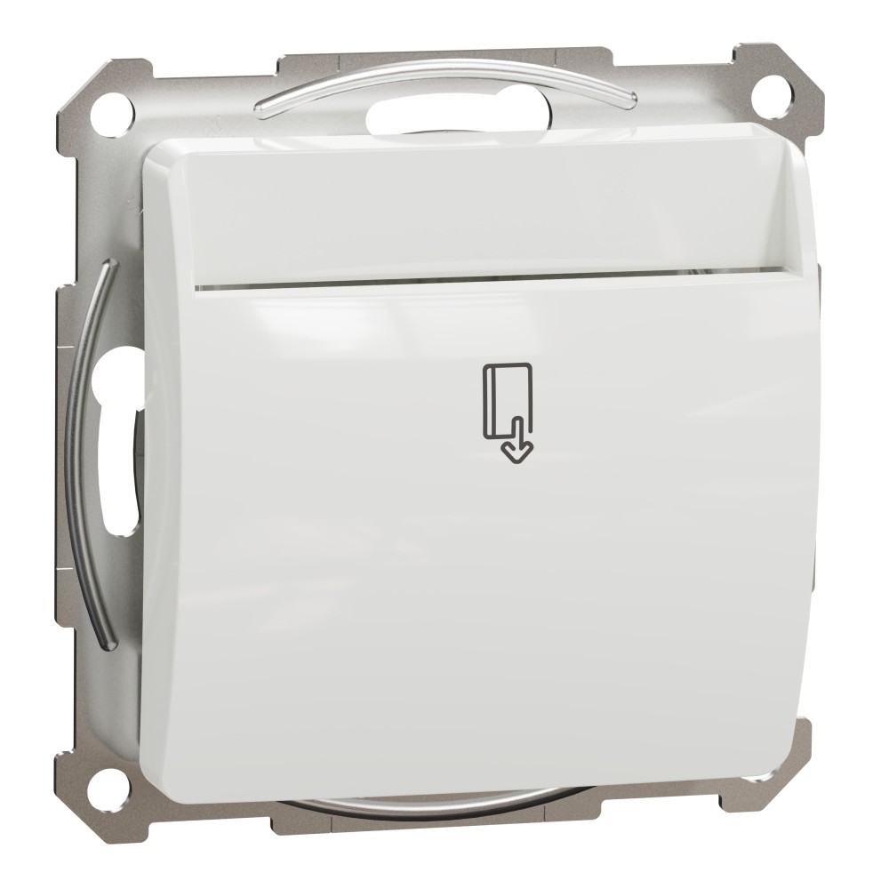 Spínač hotelových karet Schneider Sedna Design šroubové bílá