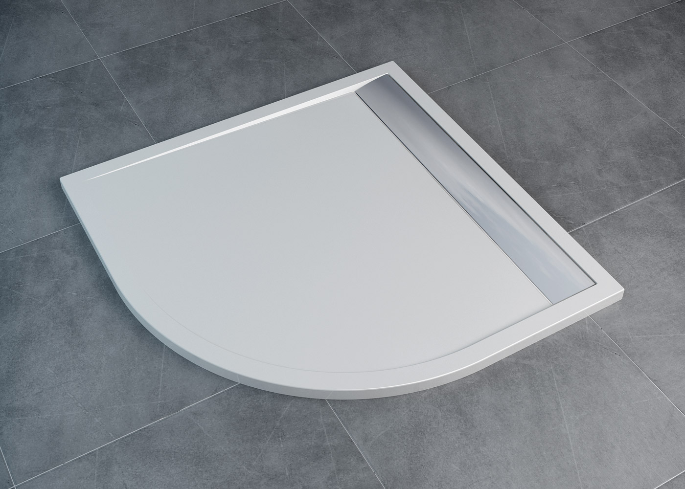 Vanička sprchová SanSwiss ILA 1000×1000×35 mm R550