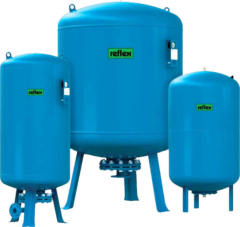 Nádoba expanzní Reflex Refix DE 1001/10 DN 65/PN 16 neprůtočná REFLEX