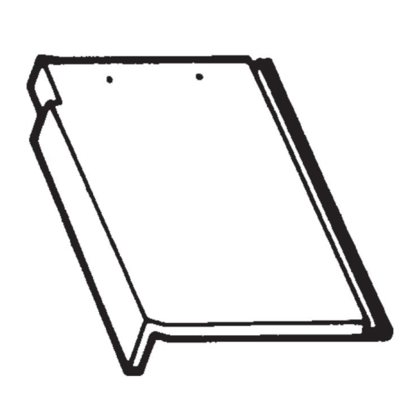 Taška krajní levá BRAMAC Tegalit Star terracotta BRAMAC