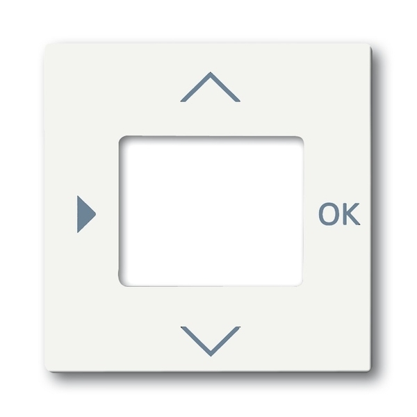 Kryt ovladače časovacího nebo termostatu Future linear mechová bílá ABB