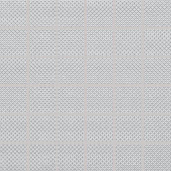 Mozaika Rako Color Two 5×5 cm (set 30×30 cm) světle šedá matná GRS05612 RAKO