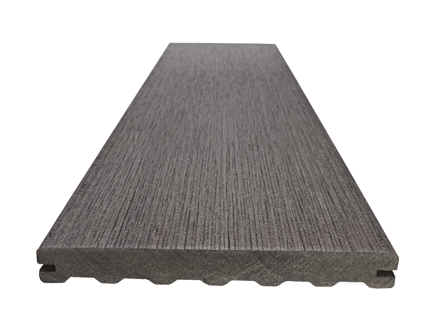 Prkno terasové Woodplastic RUSTIC MAX wenge 22×195×4000 mm WOODPLASTIC