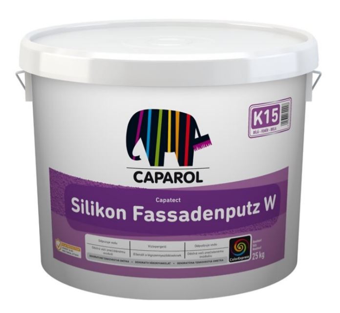 Omítka silikonová Caparol Capatect Silikon Fassadenputz W K15 BS1 25 kg Caparol