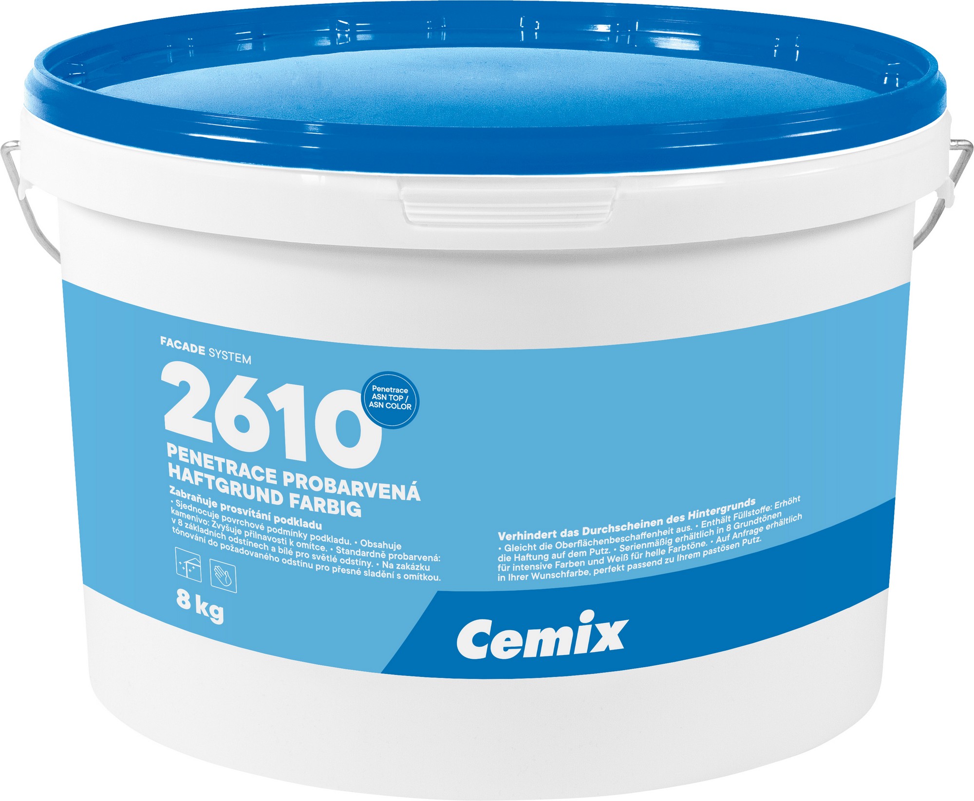 Penetrace probarvená Cemix 2610 zelená 8 kg CEMIX