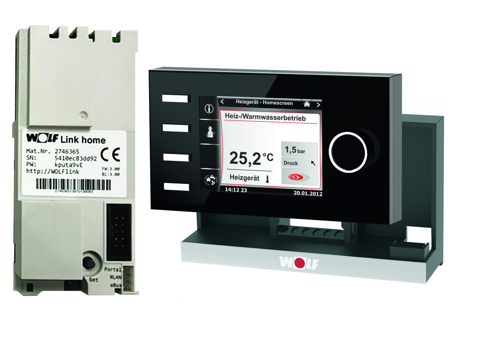 Set ekvitermní WOLF web I (Link Home)