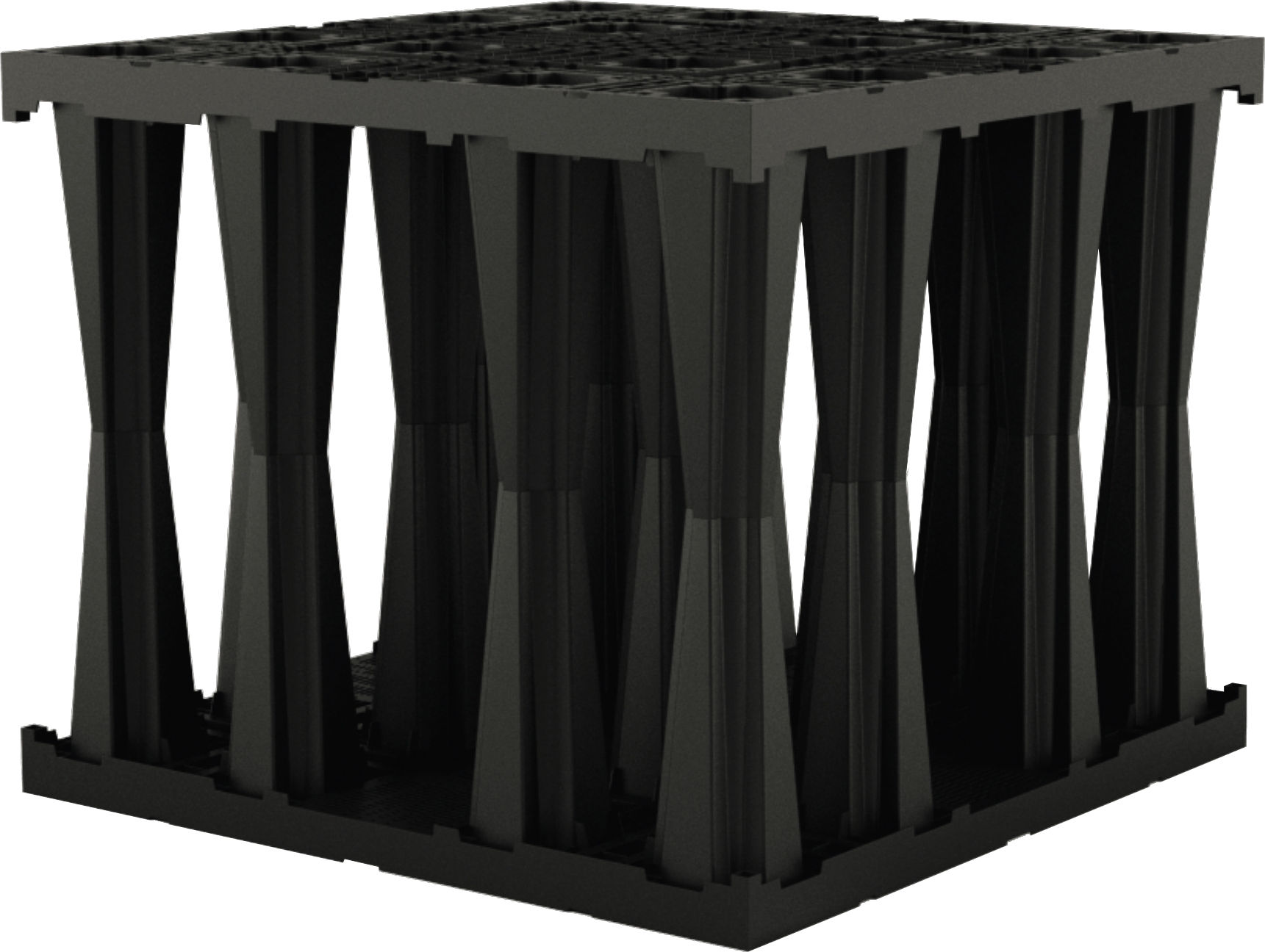 Blok vsakovací 800×800×660 mm 406 l FRÄNKISCHE ROHRWERKE