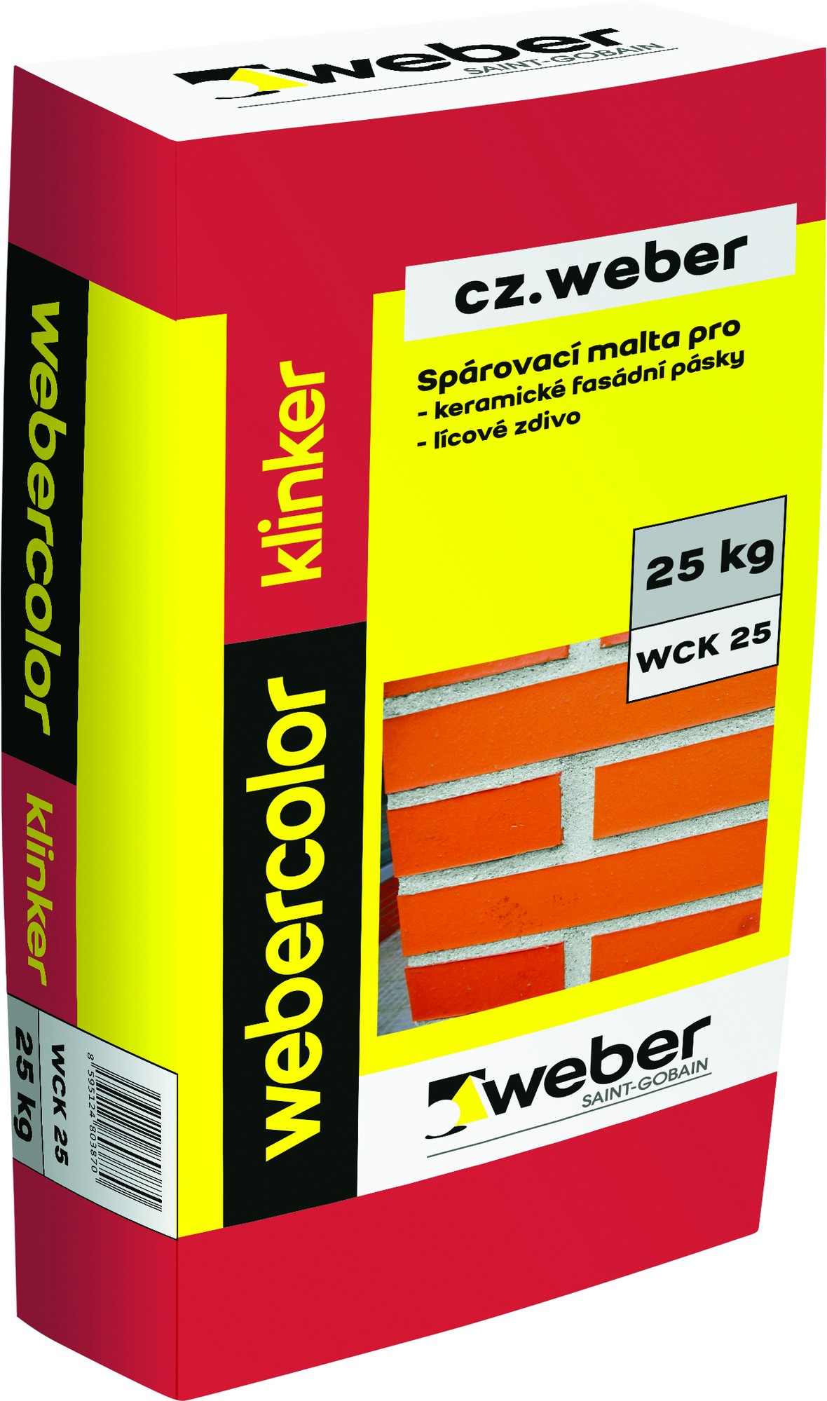 Malta spárovací webercolor klinker 25 kg weber