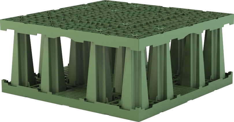 Poloblok vsakovací 800×800×350 mm 212 l