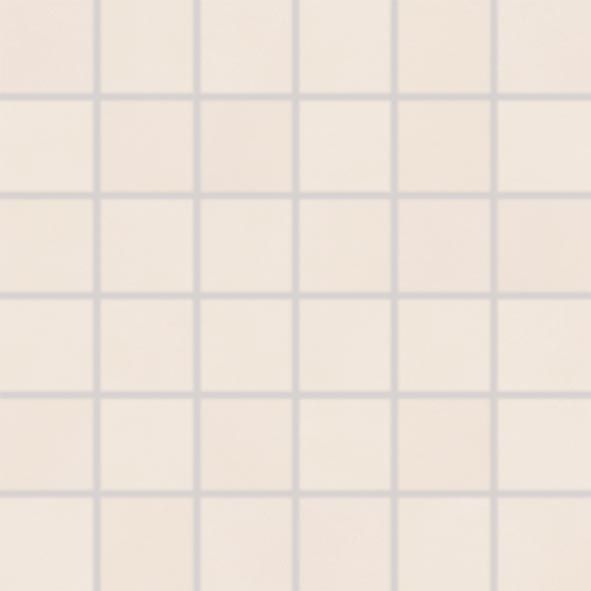 Mozaika Rako Up 5×5 cm (set 30×30 cm) světle béžová WDM05508 RAKO