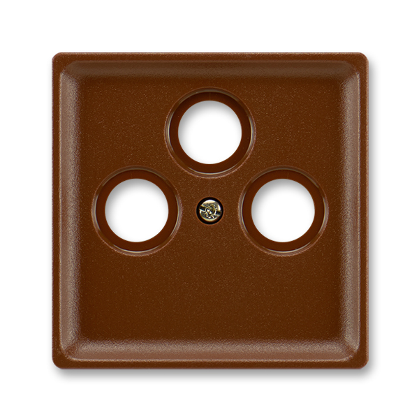 Kryt zásuvka anténní TV/R/SAT ABB Classic hnědá ABB