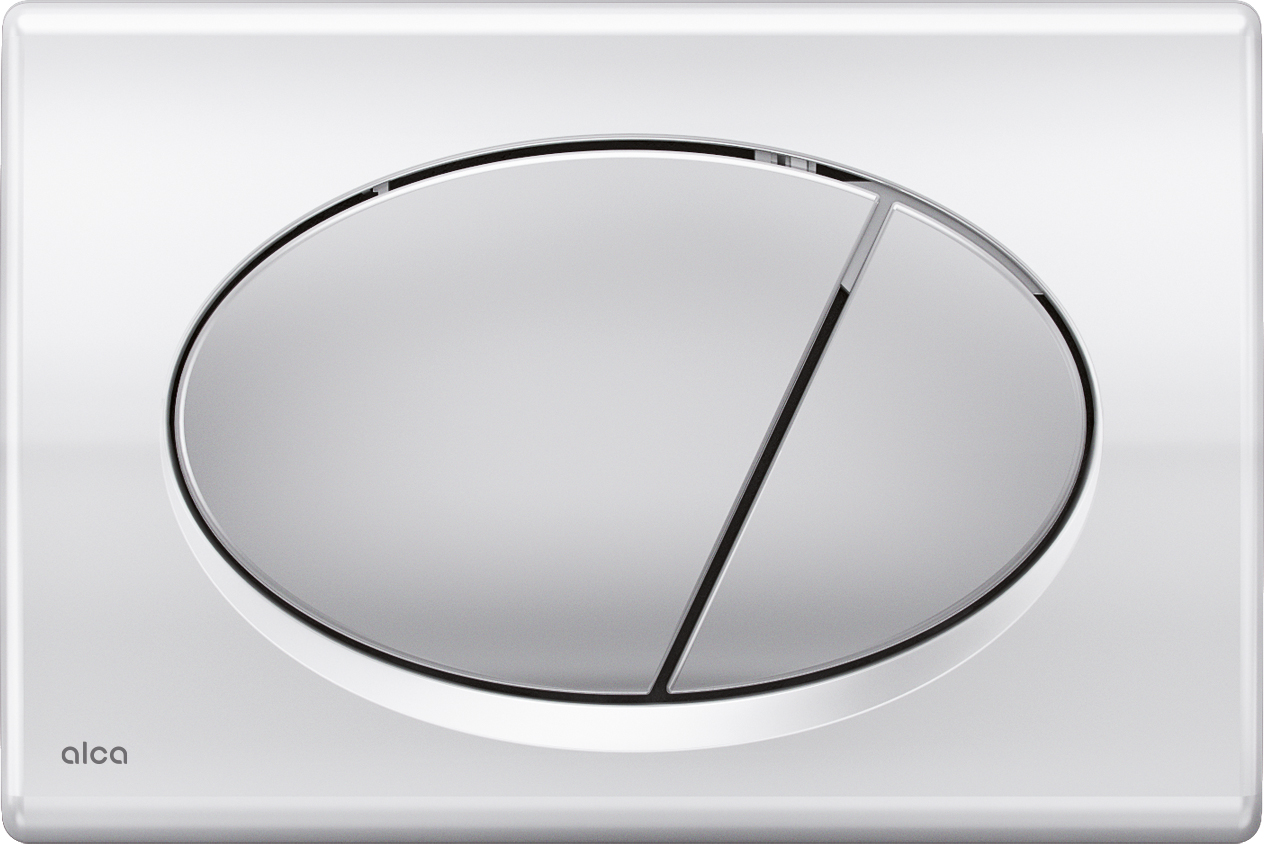 Tlačítko ovládací Alca M73 chrom lesk/mat ALCADRAIN
