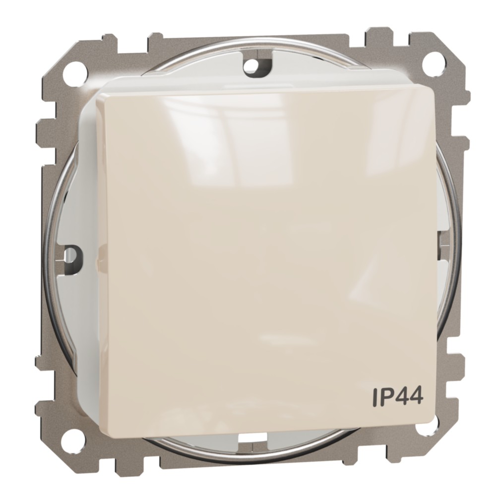 Spínač řazení 1 Schneider Sedna Design IP 44 béžová