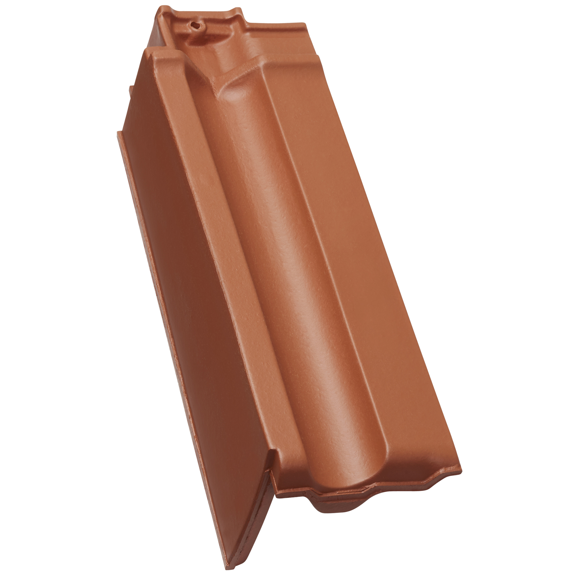 Taška okrajová levá Tondach Falcovka/Traditon 11 glazura kaštanově hnědá TONDACH