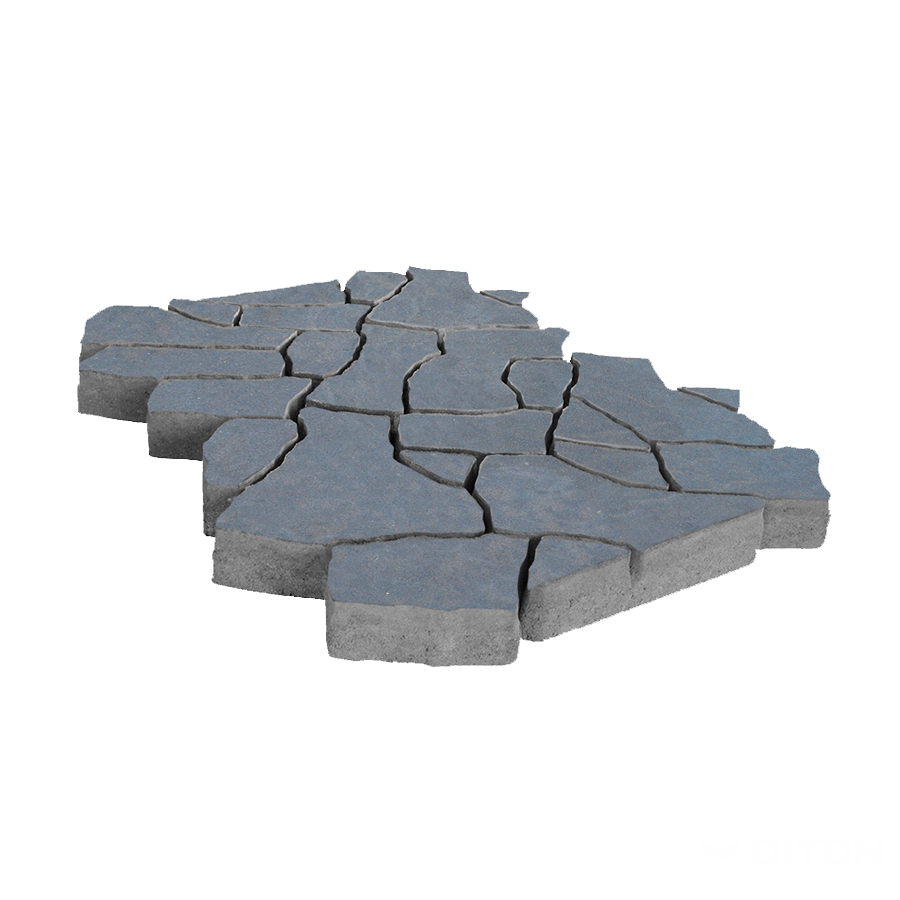 Dlažba betonová DITON SAINT TROPEZ standard reliéfní antracit výška 80 mm DITON