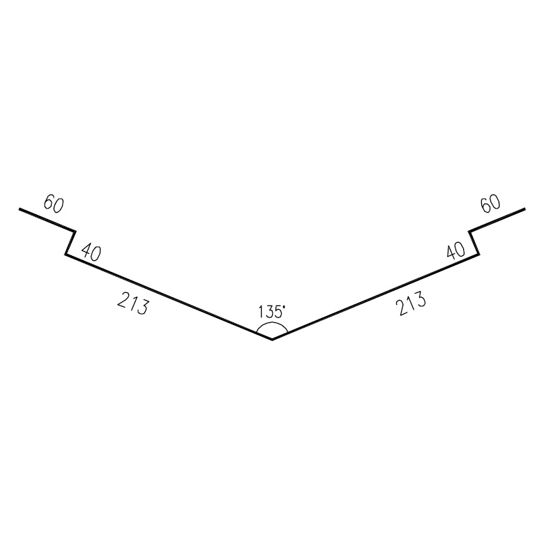 Úžlabí RS625Z-135-40 SP25 2N156 černá 0
