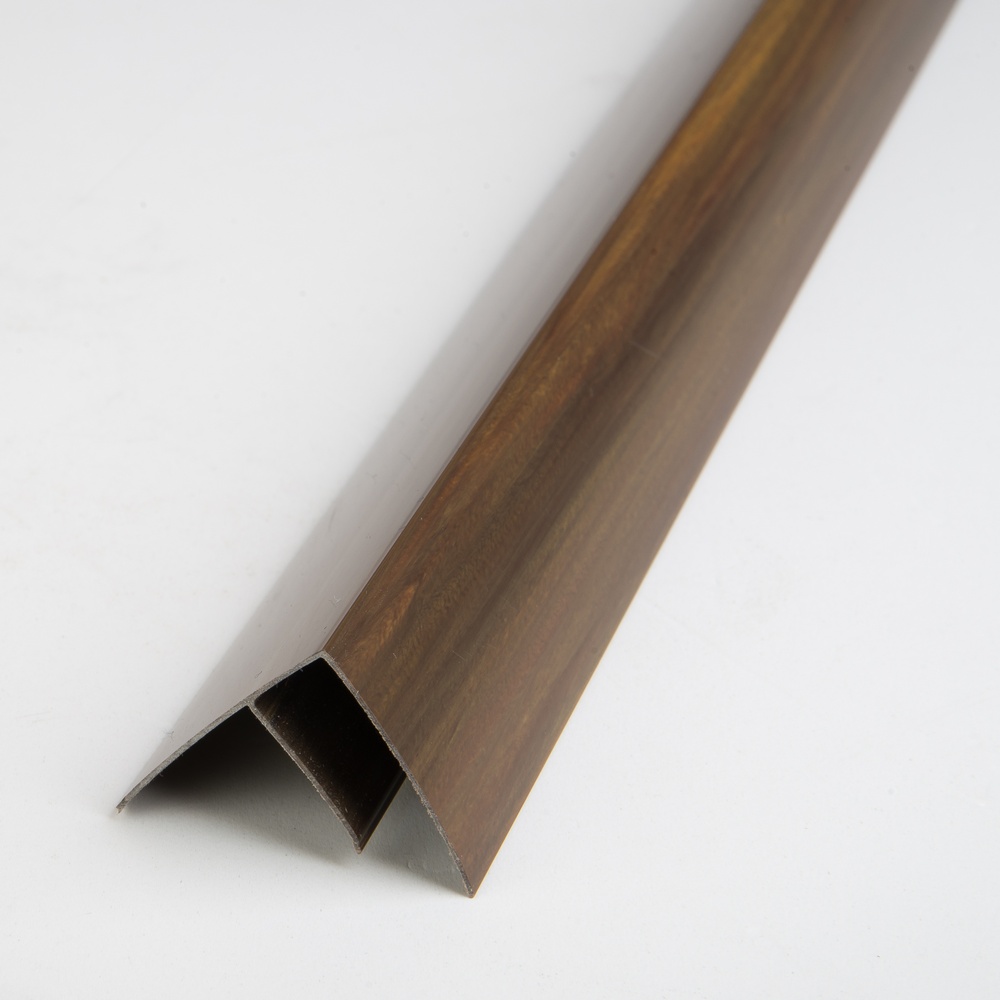 Profil ukončovací hřebenový tmavé dřevo 3000 mm HOPA CZ