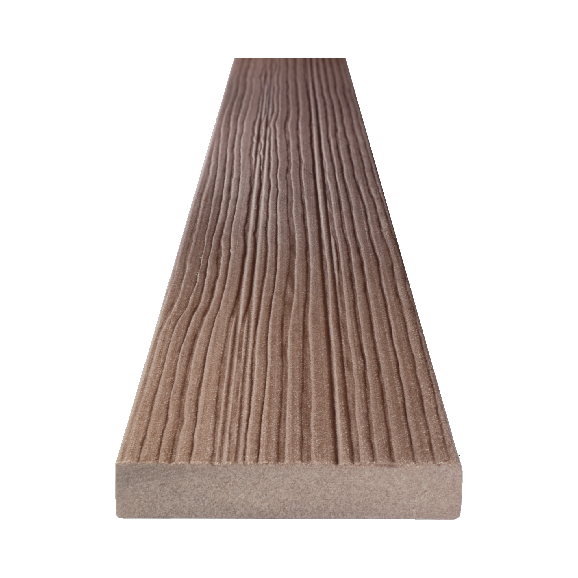 Lišta střední Woodplastic teak 90×16×2000 mm WOODPLASTIC