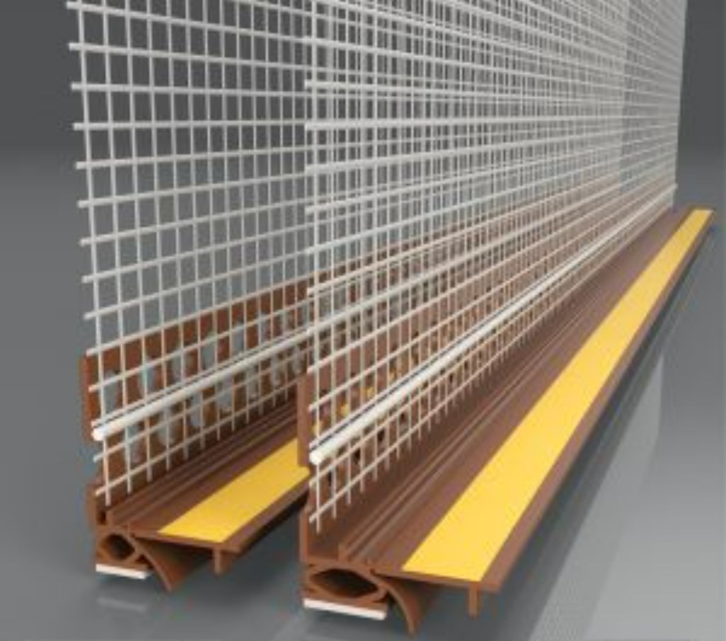 Profil ukončovací weber flex 2D hnědá weber