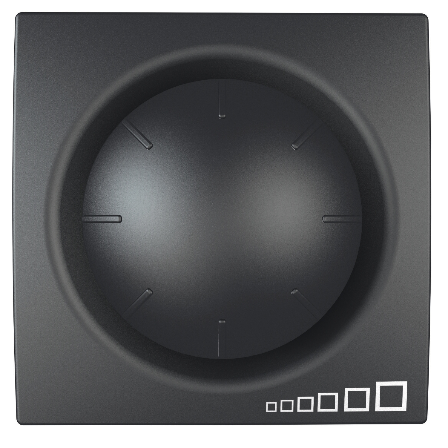 Stmívač otočný Schneider Unica 40–400 W grafit