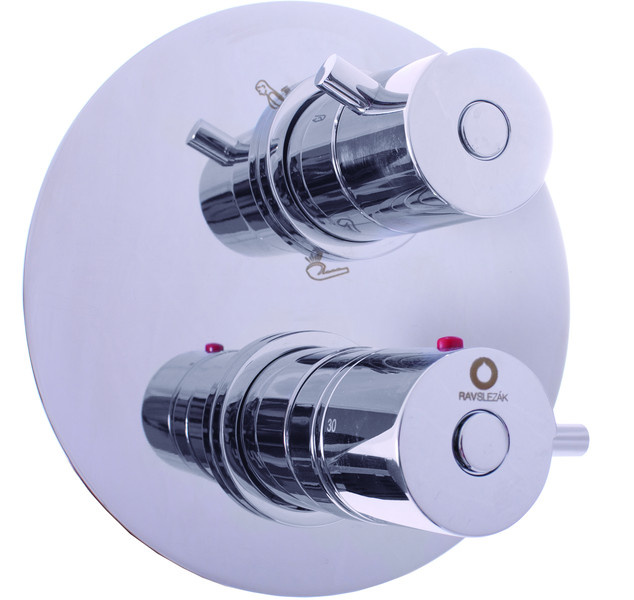 Baterie sprchová termostatická RAV-Slezák DT387 chrom s přepínačem SLEZAK - RAV CZ