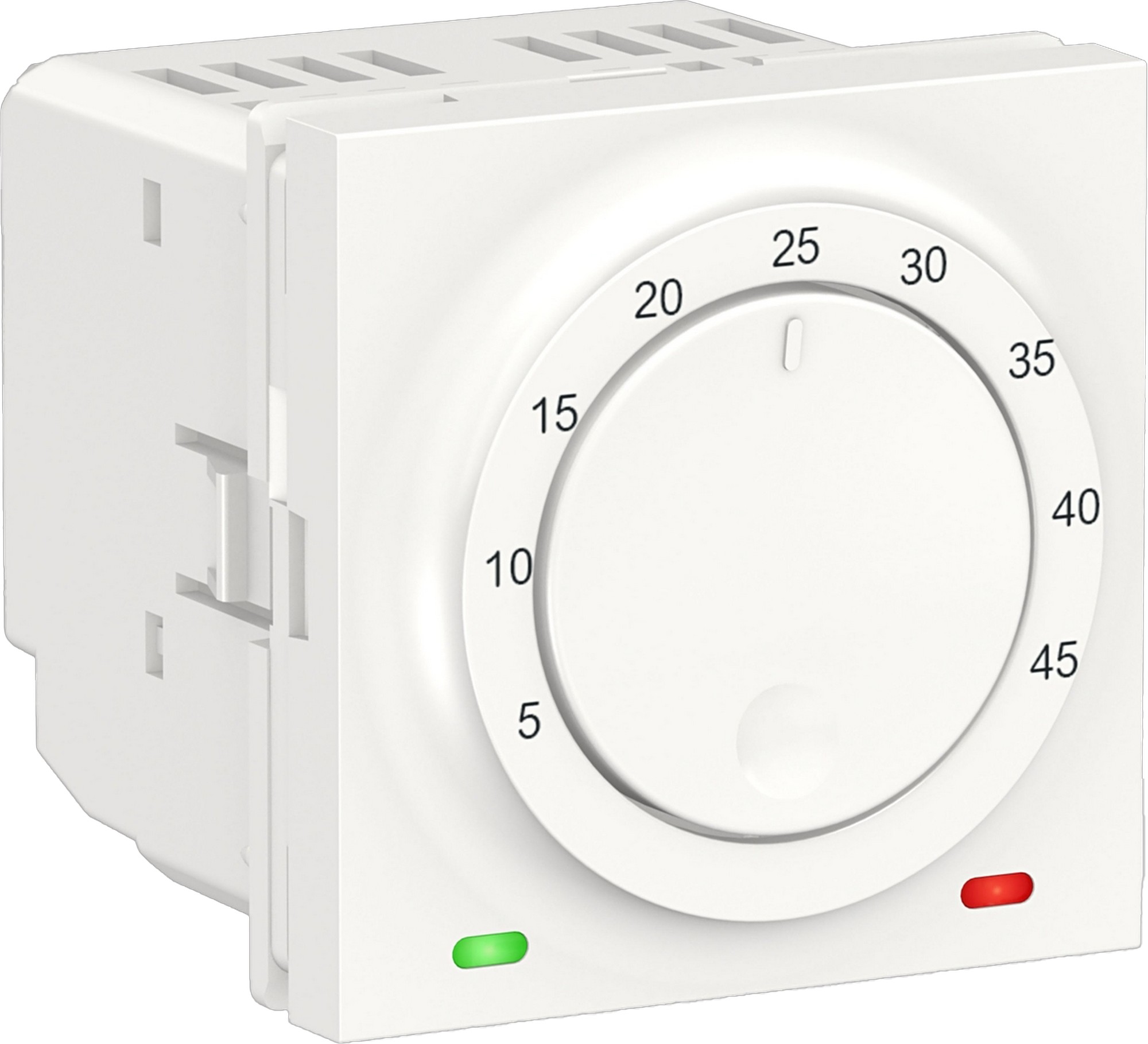 Termostat otočný podlahový Schneider Unica Nová bílá