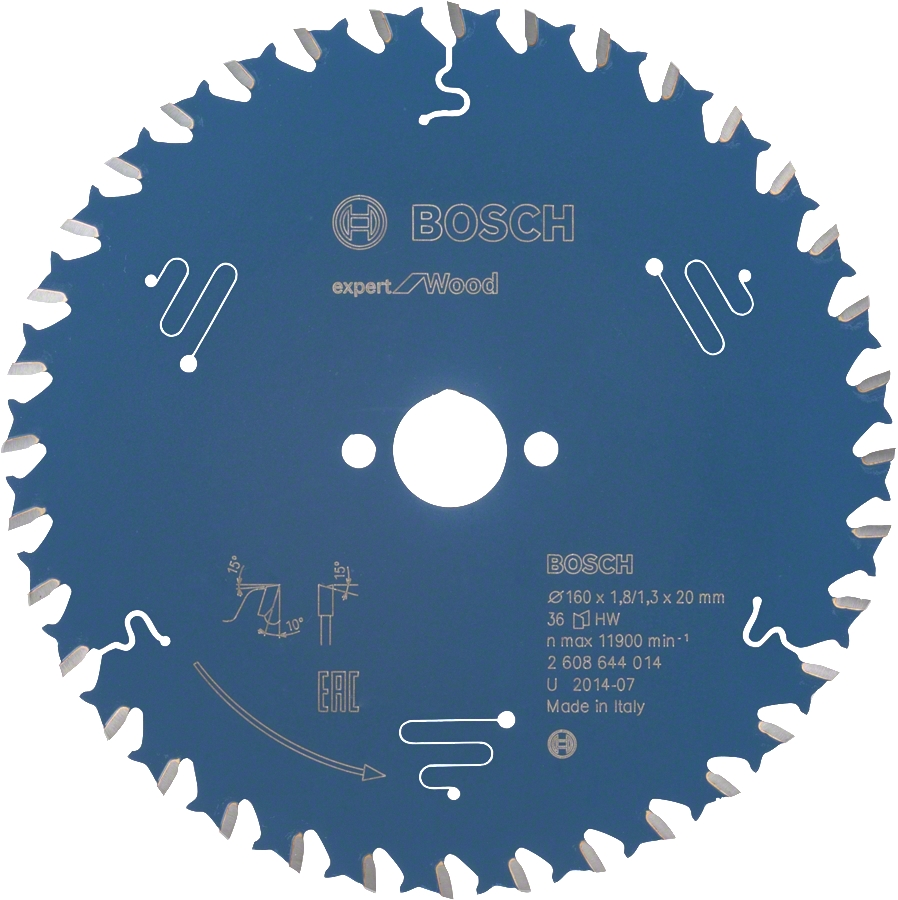 Kotouč pilový Bosch Expert for Wood 160×20×1