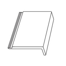 Taška pultová rohová pravá BRAMAC Tegalit Star ebenově černá BRAMAC